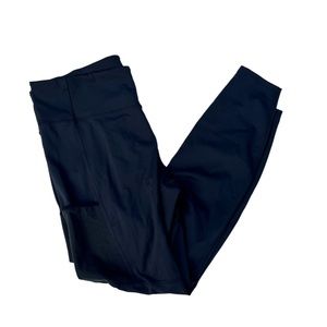 REI XL Black Athletic Leggings with Pockets